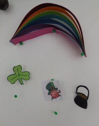 l'arc en ciel de St patrick